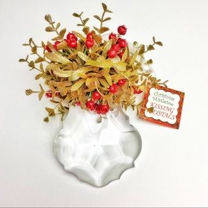 Christmas kissing Krystal Mistletoe ornament